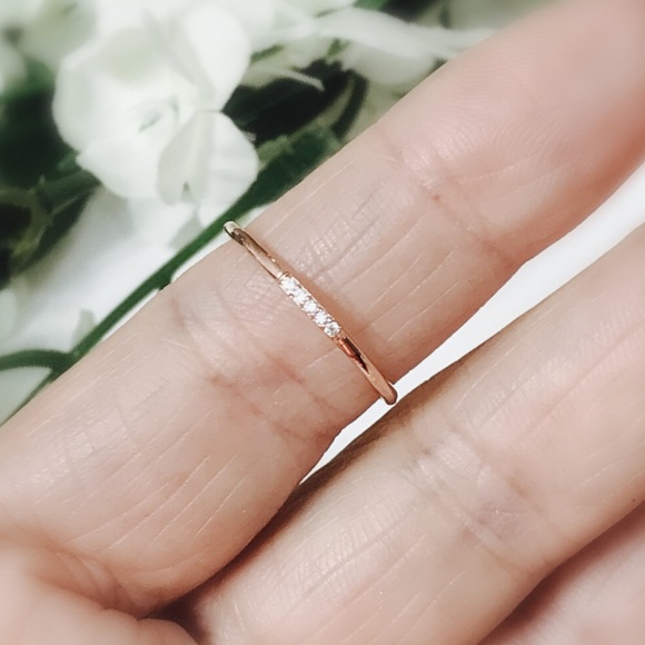Jewelry - Top Selling Ring! Dainty Stackable Rose Gold Ring